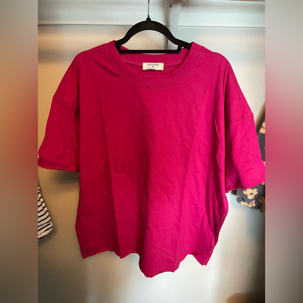 Zenana Magenta Tee